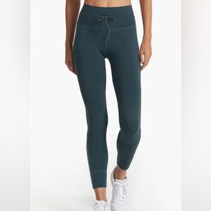 Vuori XS Teal Drawstring Legging Brand New Tags still on